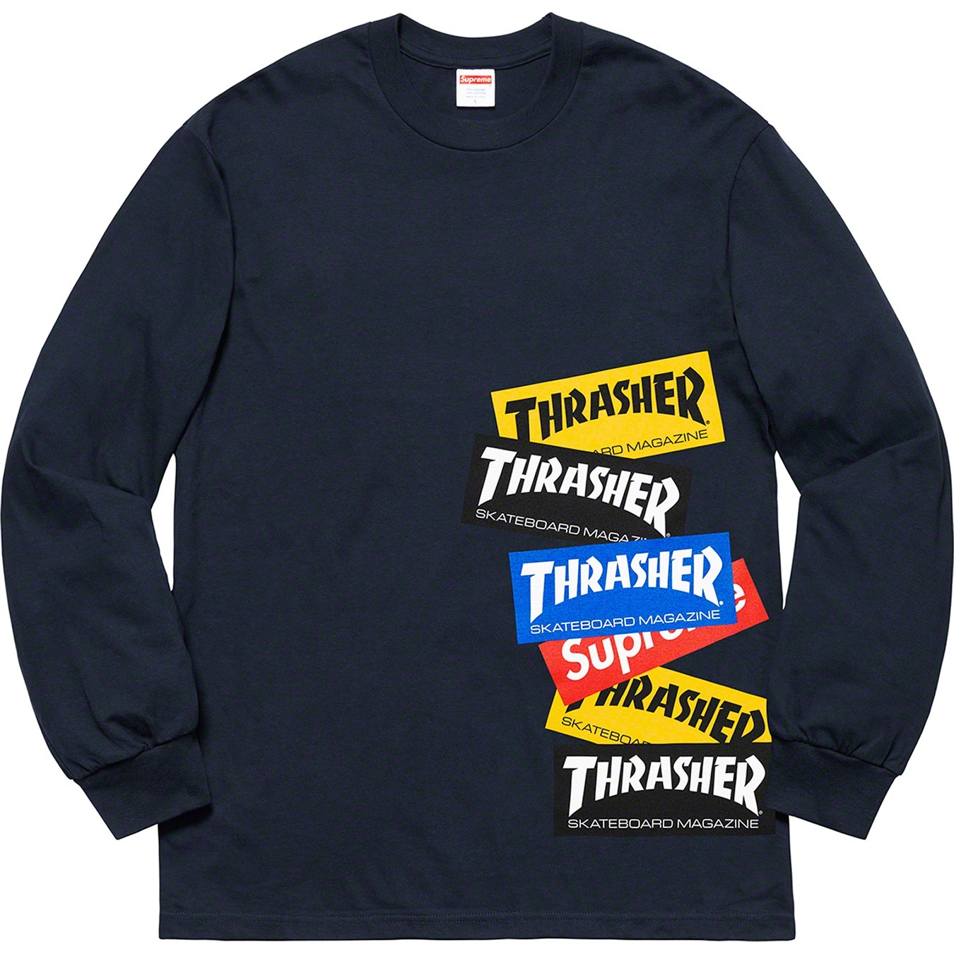 Supreme®/Thrasher® Multi Logo L/S Tee view 8